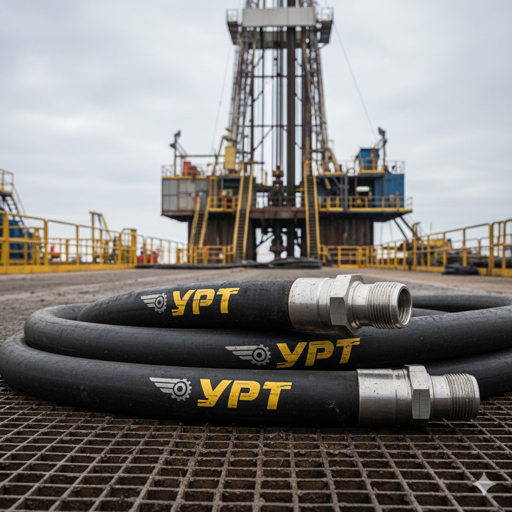 Рукав буровой 102*350*2,9 с фитингами BSPT4''