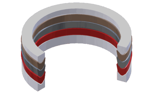 Манжета шевронная М 40*52 ГОСТ 22704-77 полиуретан