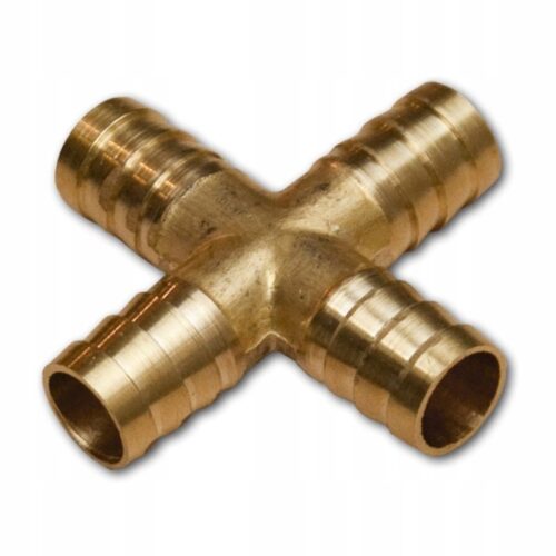 Соединение для шланга X-образное латунь 4 мм