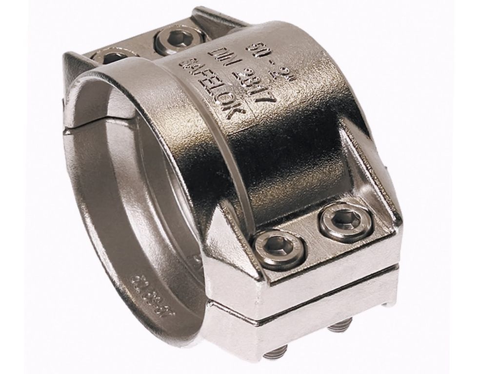 Предохранительный хомут (DIN 2817) - 1/2" (13х5 мм) AISI 316