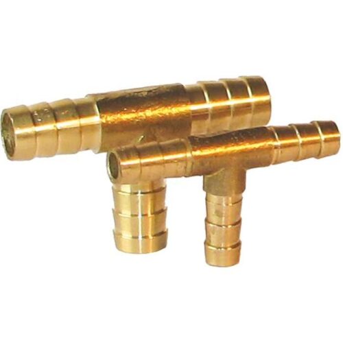 Соединение для шланга Т-образное латунь 8 мм