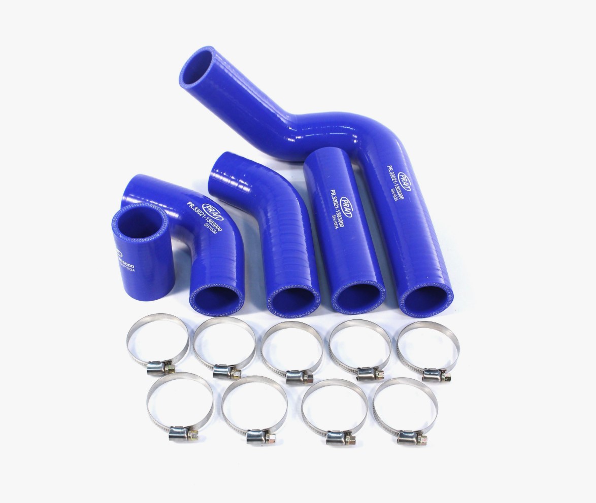 53205-1170245 Патрубок силиконовый гофрированный к теплообменнику КАМАЗ Ф 100 мм L 210 мм УРТ